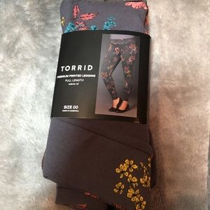 Torrid Floral Print Leggings